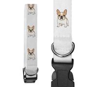 Azeeda Small 'Anime French Bulldog' Dog Collar (PR00077551)