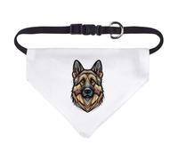 Azeeda Small 'Art Deco German Shepherd' Dog/Cat/Pet Bandana (PD00075585)