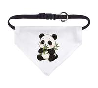 Azeeda Small 'Baby Panda Eating' Dog/Cat/Pet Bandana (PD00070717)