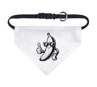 Azeeda Small 'Banana Thumbs Up' Dog/Cat/Pet Bandana (PD00078963)