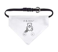 Azeeda Small 'Be My Valentine Teddy' Dog/Cat/Pet Bandana (PD00076069)