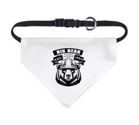 Azeeda Small 'Big Bear Yard Work' Dog/Cat/Pet Bandana (PD00069219)