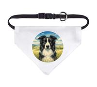 Azeeda Small 'Border Collie Portrait' Dog/Cat/Pet Bandana (PD00069237)