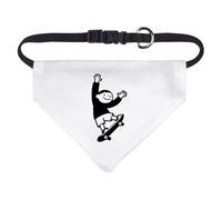 Azeeda Small 'Boy on Skateboard' Dog/Cat/Pet Bandana (PD00067547)