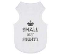 Azeeda 'Small But Mighty' Pet Dog/Cat T-Shirt, L (PT00153875)