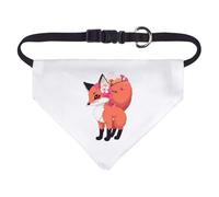 Azeeda Small 'Cherry Blossom Fox' Dog/Cat/Pet Bandana (PD00080017)