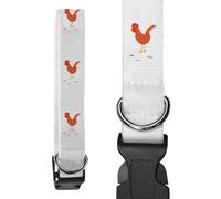 Azeeda Small 'Chicken On The Prowl' Dog Collar (PR00085657)