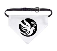 Azeeda Small 'Circular Peace Dove' Dog/Cat/Pet Bandana (PD00069317)
