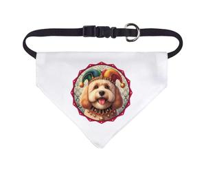 Azeeda Small 'Cockapoo Court Jester' Dog/Cat/Pet Bandana (PD00074995)