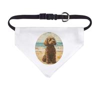 Azeeda Small 'Cockapoo on Beach' Dog/Cat/Pet Bandana (PD00081875)