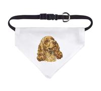 Azeeda Small 'Cocker Spaniel Dog Portrait' Dog/Cat/Pet Bandana (PD00066305)
