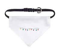 Azeeda Small 'Colorful String Lights' Dog/Cat/Pet Bandana (PD00074941)