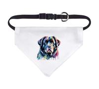 Azeeda Small 'Colourful Newfoundland Dog' Dog/Cat/Pet Bandana (PD00083723)