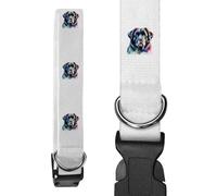 Azeeda Small 'Colourful Newfoundland Dog' Dog Collar (PR00083673)