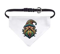Azeeda Small 'Colourful Wizard Gnome' Dog/Cat/Pet Bandana (PD00073621)