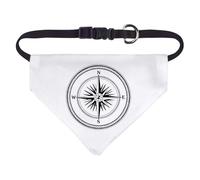 Azeeda Small 'Compass Surrounded by Rope' Dog/Cat/Pet Bandana (PD00078363)