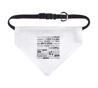 Azeeda Small 'Cooking Terminology' Dog/Cat/Pet Bandana (PD00080671)
