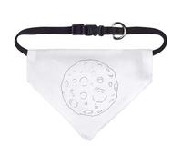 Azeeda Small 'Cratered Moon' Dog/Cat/Pet Bandana (PD00066941)
