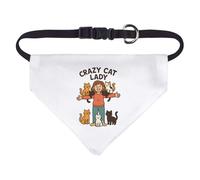 Azeeda Small 'Crazy Cat Lady Feline Friends' Dog/Cat/Pet Bandana (PD00067391)