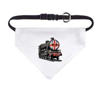 Azeeda Small 'Cute Black Steam Train' Dog/Cat/Pet Bandana (PD00069285)