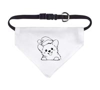 Azeeda Small 'Cute Christmas Corgi' Dog/Cat/Pet Bandana (PD00074821)