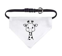 Azeeda Small 'Cute Giraffe Portrait' Dog/Cat/Pet Bandana (PD00067965)