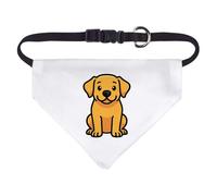 Azeeda Small 'Cute Golden Labrador Dog' Dog/Cat/Pet Bandana (PD00074501)