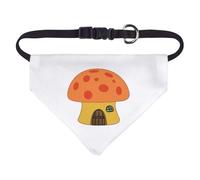Azeeda Small 'Cute Home Mushroom' Dog/Cat/Pet Bandana (PD00074533)