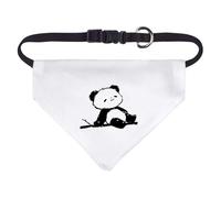 Azeeda Small 'Cute Panda Sitting On Branch' Dog/Cat/Pet Bandana (PD00069661)