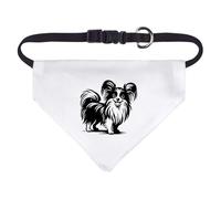 Azeeda Small 'Cute Papillon Dog' Dog/Cat/Pet Bandana (PD00070035)