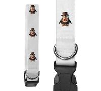 Azeeda Small 'Cute Penguin Head Waiter' Dog Collar (PR00069939)