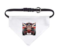 Azeeda Small 'Cute Red Farm Tractor' Dog/Cat/Pet Bandana (PD00069307)