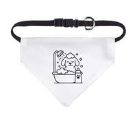Azeeda Small 'Dog Bubble Bath' Dog/Cat/Pet Bandana (PD00073949)