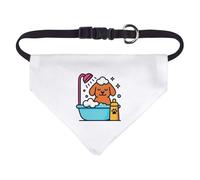 Azeeda Small 'Dog Bubble Bath' Dog/Cat/Pet Bandana (PD00073951)