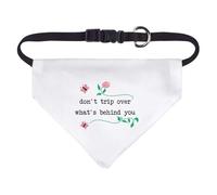 Azeeda Small 'Don't Trip Over What's Behind You' Dog/Cat/Pet Bandana (PD00071739)