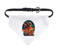 Azeeda Small 'Dragon Perched On Glowing Mushroom' Dog/Cat/Pet Bandana (PD00074427)