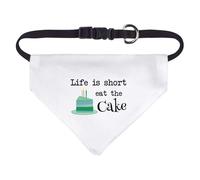 Azeeda Small 'Eat The Cake' Dog/Cat/Pet Bandana (PD00071741)