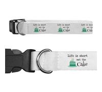 Azeeda Small 'Eat The Cake' Dog Collar (PR00071691)