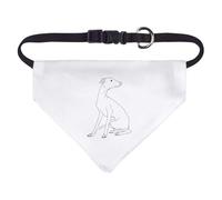 Azeeda Small 'Elegant Italian Greyhound' Dog/Cat/Pet Bandana (PD00066889)
