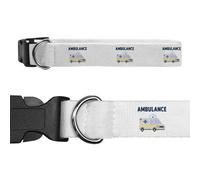 Azeeda Small 'Emergency Service Ambulance' Dog Collar (PR00070015)