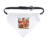 Azeeda Small 'England Flag With Lioness' Dog/Cat/Pet Bandana (PD00069319)