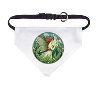 Azeeda Small 'Fern Garden Fairy' Dog/Cat/Pet Bandana (PD00068391)