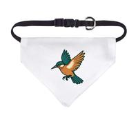 Azeeda Small 'Flying Kingfisher' Dog/Cat/Pet Bandana (PD00068971)