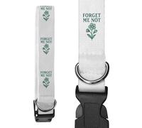 Azeeda Small 'Forget Me Not' Dog Collar (PR00070253)