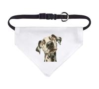 Azeeda Small 'Funny Dalmatian Dog Portrait' Dog/Cat/Pet Bandana (PD00079783)