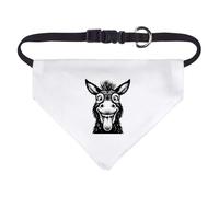 Azeeda Small 'Funny Donkey Face' Dog/Cat/Pet Bandana (PD00085041)