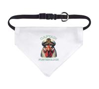 Azeeda Small 'Funny Rooster Wearing Navy Hat' Dog/Cat/Pet Bandana (PD00071609)