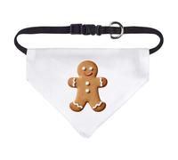 Azeeda Small 'Gingerbread Man' Dog/Cat/Pet Bandana (PD00081427)