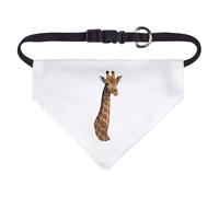 Azeeda Small 'Giraffe Head' Dog/Cat/Pet Bandana (PD00070517)