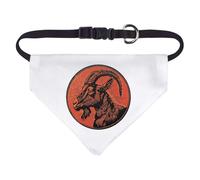 Azeeda Small 'Goat Portrait Side View' Dog/Cat/Pet Bandana (PD00071375)